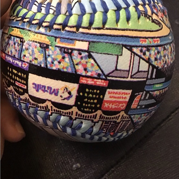 Colorful Baseball Art Piece - Picture 4 of 4